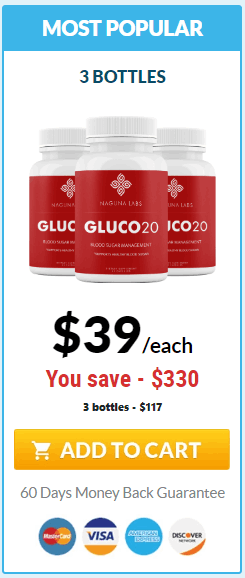 Gluco20 3 Bottle