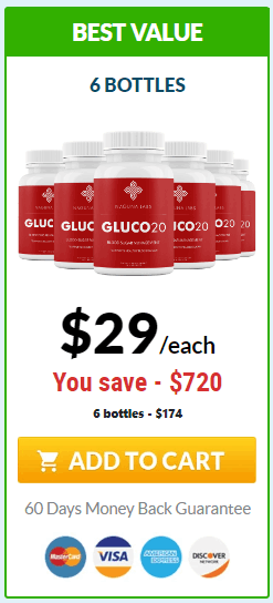 Gluco20 6 Bottle